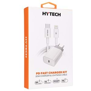 HYTECH HY-XE40PD PD KABLO SETİ 1PD 20W HIZLI EV SARJ ADAPTÖR