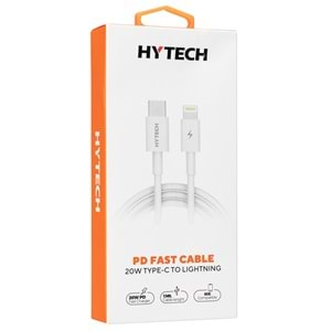 HYTECH HY-XPD20 PD 1M TYPE-C TO LIGHTNING HIZLI ŞARJ KABLOSU