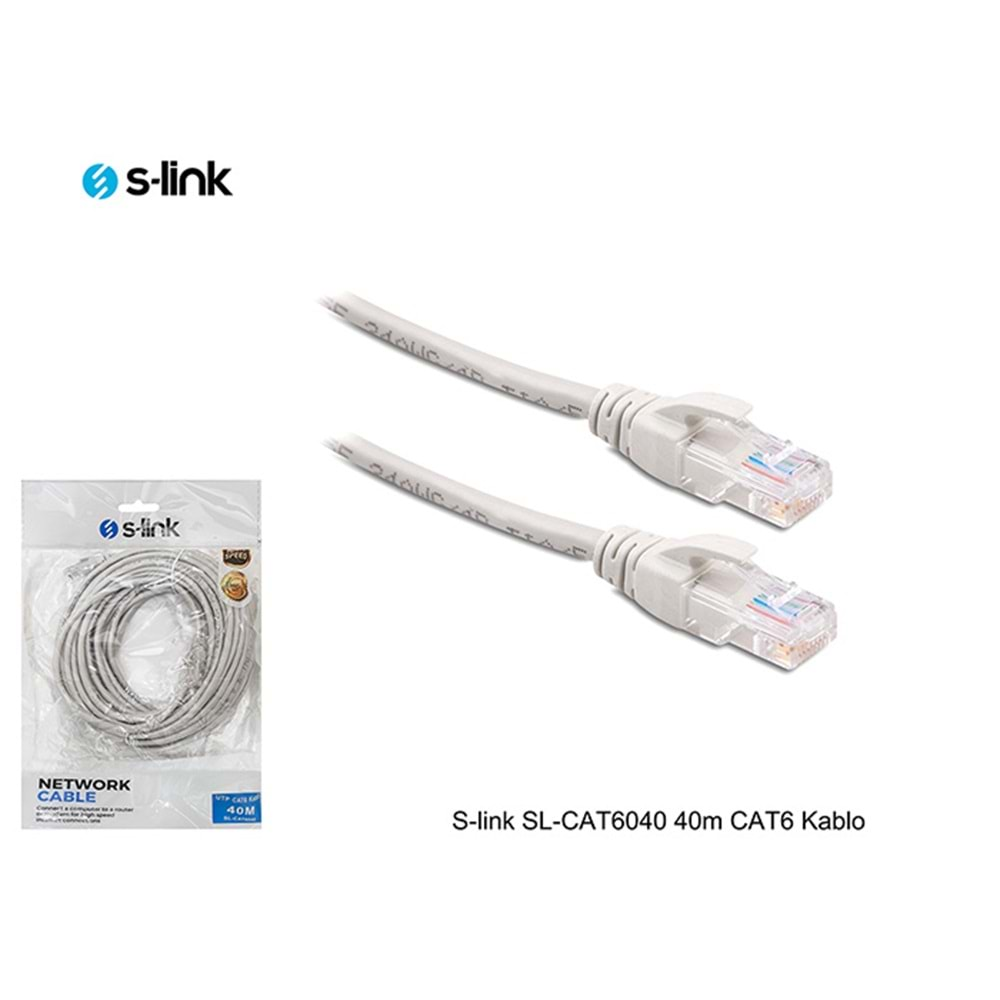 S-LİNK SL-CAT6040 40m CAT6 KABLO