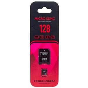 POWERWAY 128 GB MİCRO SDHC HAFIZA KARTI CLASS 10