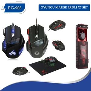 POLYGOLD PG-903 X7 MOUSE PEDLİ OYUNCU MOUSE