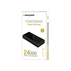 Sprange SR-P6 24000 mAH Led Göstergeli Kablosuz Powerbank