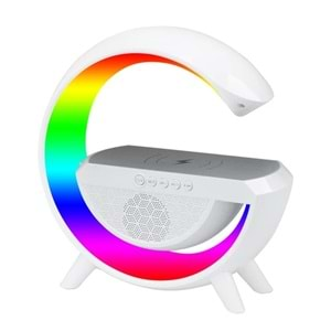 HM-2301 7 RENK RGB WİRALESS ŞARJ BLUETOOTHT G SPEAKER