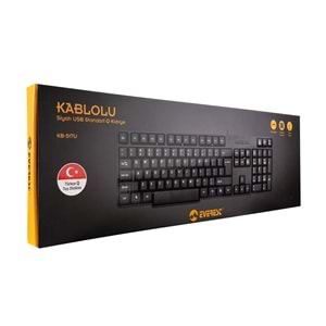 Everest KB-517U Siyah USB Q Standart Klavye