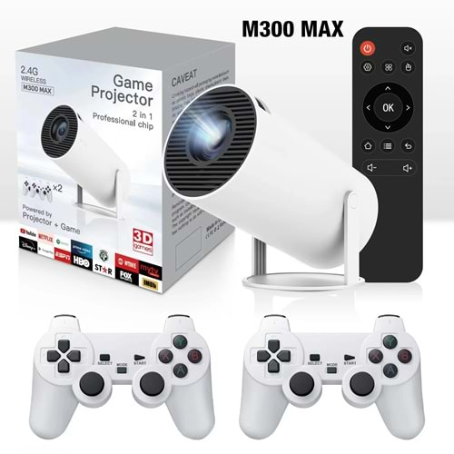 M300 MAX PROJEKSİYON GAME PAD ÇİFT KONSOL