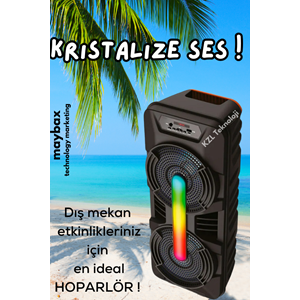 GTS-1702 IŞIKLI BLUETOOTH SES SİSTEMİ