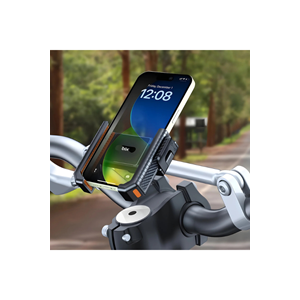 Bix BPH01 Gidon Bağlantılı Bisiklet Motosiklet için Esnek ABS 4-7.8¨ inç Telefon Tutucu 360° Dönebilen Tasarım