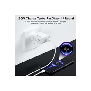 JNUOBI JC-120A 120W TURBO SANİYELİ TYPE-C ŞARJ SETİ