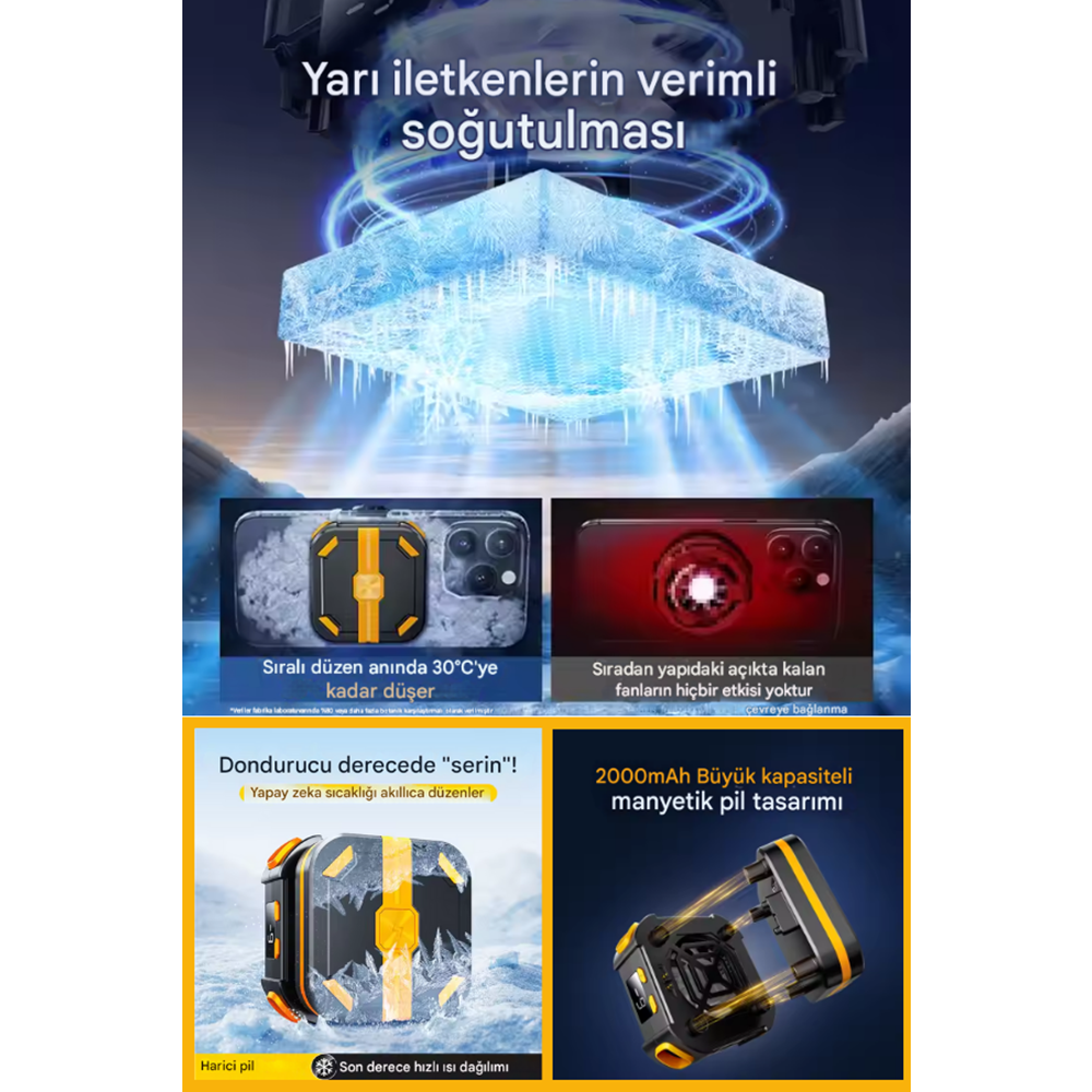 LF-P70 POWERBANK ÖZELLİKLİ TELEFON SOĞUTUCU