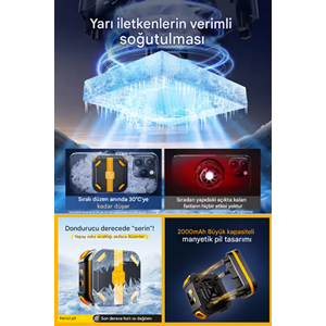 LF-P70 POWERBANK ÖZELLİKLİ TELEFON SOĞUTUCU