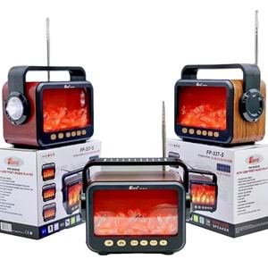FP-337 ŞÖMİNELİ NOSTALJİK RADYO
