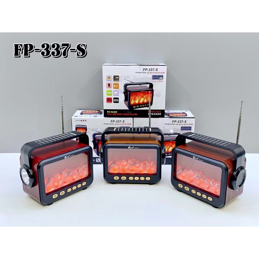 FP-337 ŞÖMİNELİ NOSTALJİK RADYO