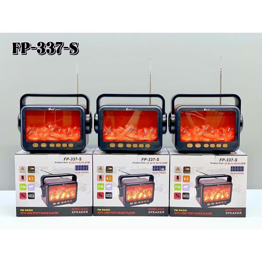 FP-337 ŞÖMİNELİ NOSTALJİK RADYO