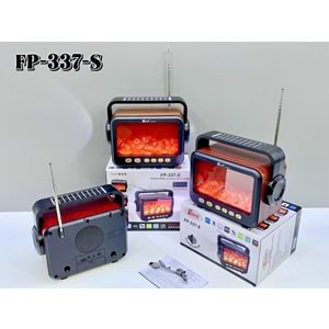 FP-337 ŞÖMİNELİ NOSTALJİK RADYO
