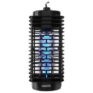 Asonic S24 PRO Kokusuz Taşınabilir LED Mavi Işıklı Sinek Öldürücü Siyah 4W Açılabilen Alt Kapak