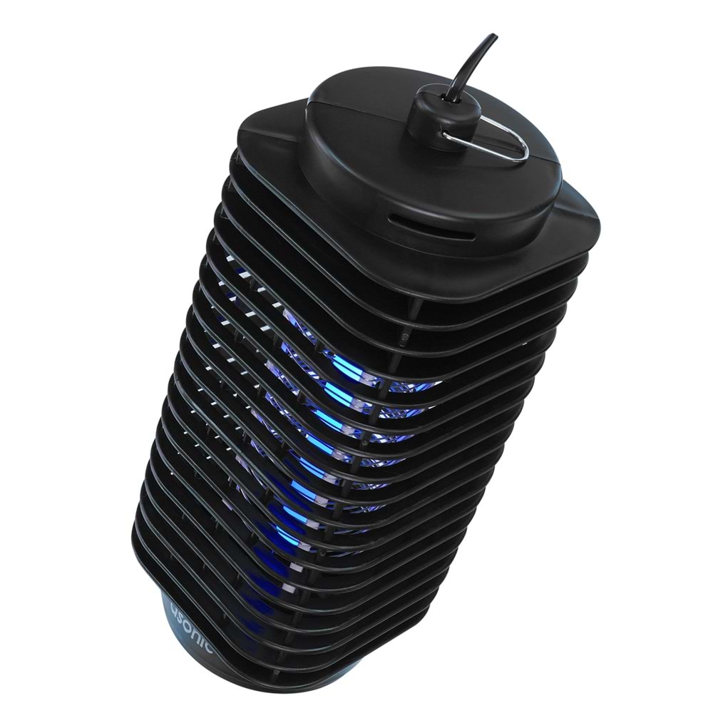 Asonic S24 PRO Kokusuz Taşınabilir LED Mavi Işıklı Sinek Öldürücü Siyah 4W Açılabilen Alt Kapak