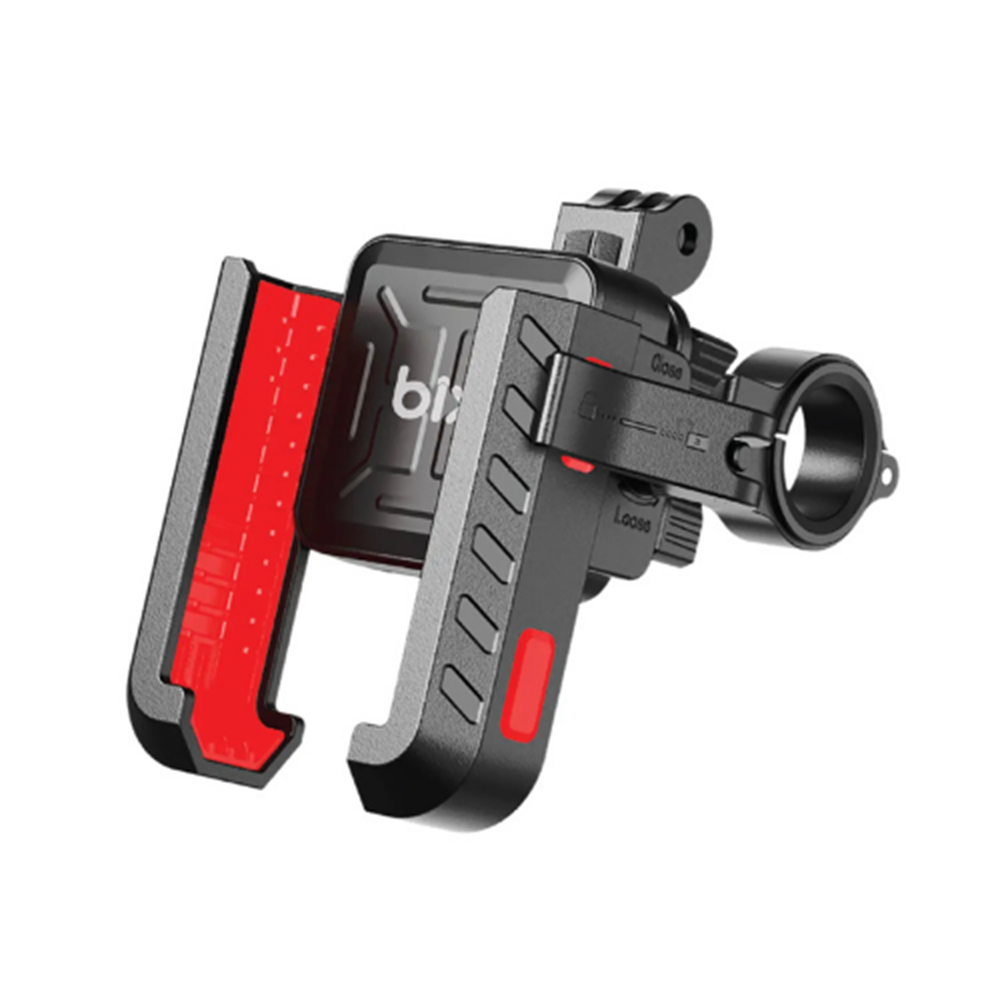 Bix BPH03 Gidon Bağlantılı 360° Derece Ayarlanabilir 3.5”-7.2” Telefonlar ile Uyumlu Handlebar Motosiklet Bisiklet Telefon Tutucu